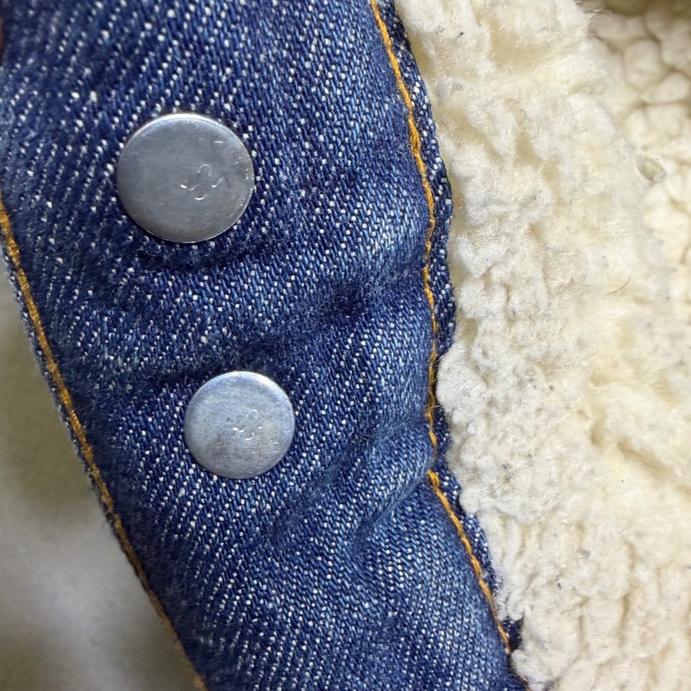 Levi's Denim‎ Jacket Mens L Blue 70605-0217 Sherpa Lined Vintage Trucker Jacket - Picture 12 of 13